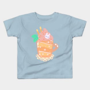 Bunny Beverage Kids T-Shirt
